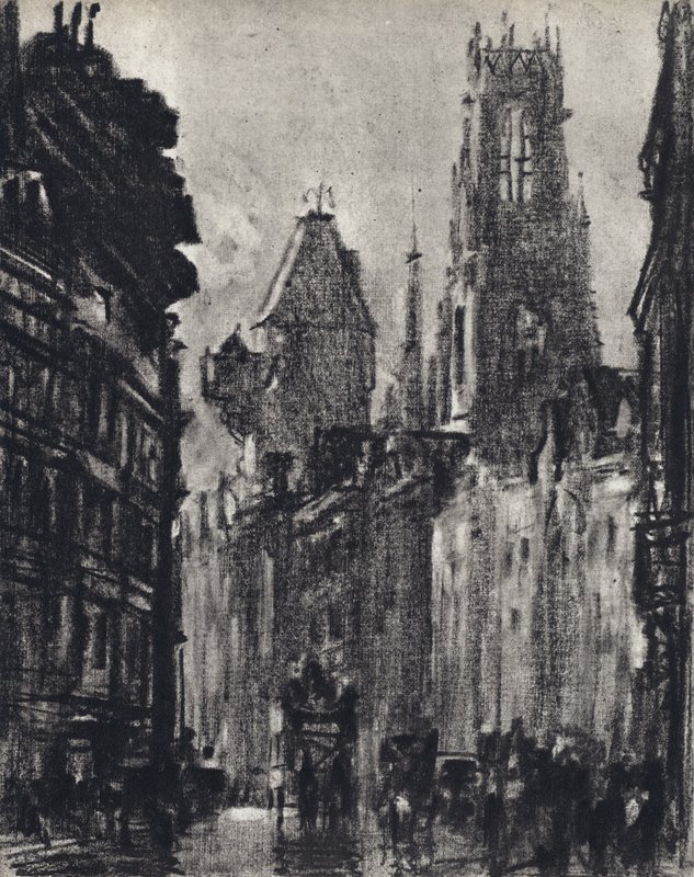 Fleet Street od Joseph Pennell