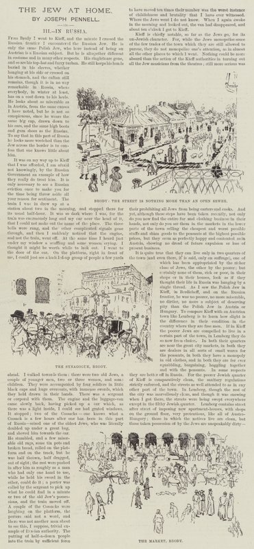 Žid doma, autor: Joseph Pennell od Joseph Pennell