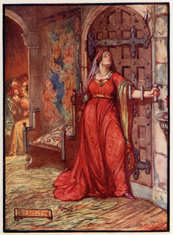 Catherine Douglasová zatarasila dveře od Joseph Ratcliffe Skelton