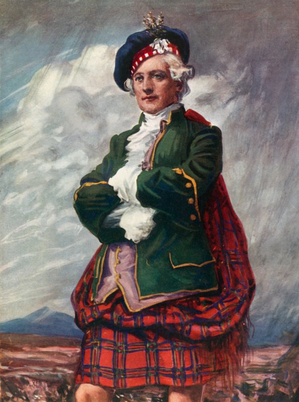 Princ Charlie, 1720-1788 od Joseph Simpson