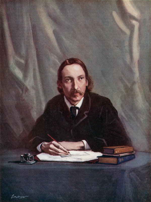 Robert Louis Stevenson, 1850-1894 od Joseph Simpson