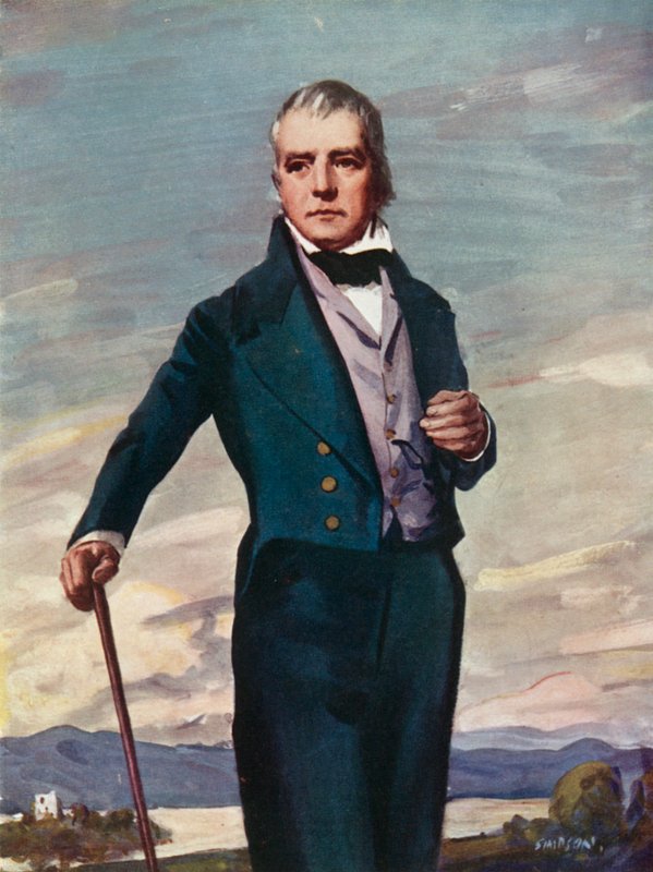 Sir Walter Scott, 1771-1832 od Joseph Simpson