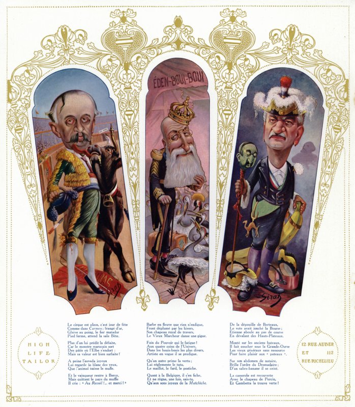 Karikatury (barevné lito) od Joseph Sirat