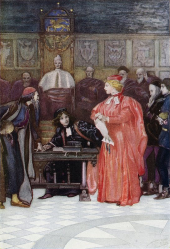 Kupec benátský od Joseph Walter West