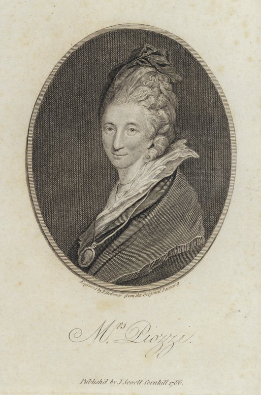 Hester Lynch Piozzi, diaristka a autorka velšského původu od Joshua (after) Reynolds