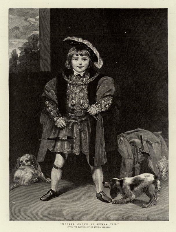 Mistr Crewe jako Jindřich VIII od Joshua Reynolds