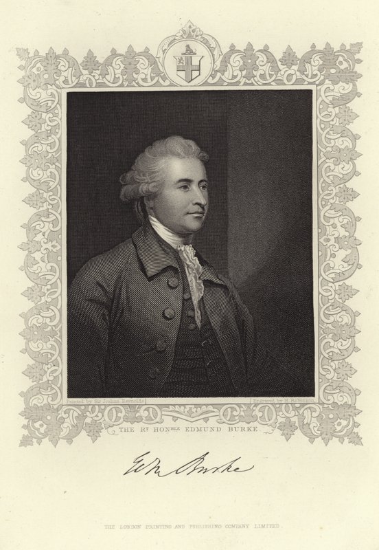 Portrét Edmunda Burkeho od Joshua Reynolds