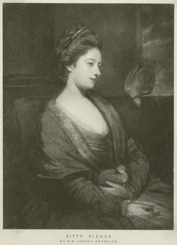Portrét Kitty Fisher (hlubotisk) od Joshua Reynolds