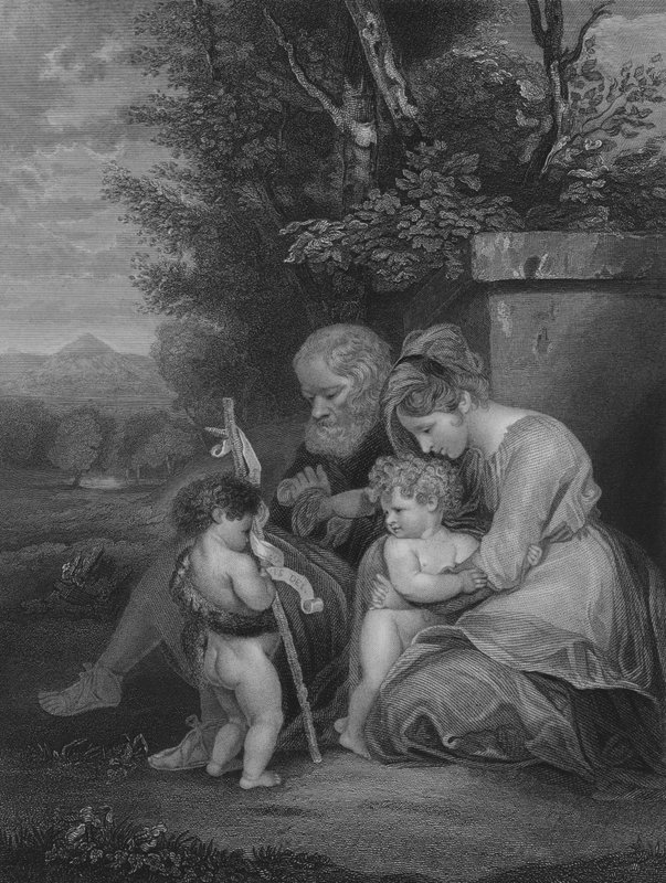 Svatá rodina od Joshua Reynolds