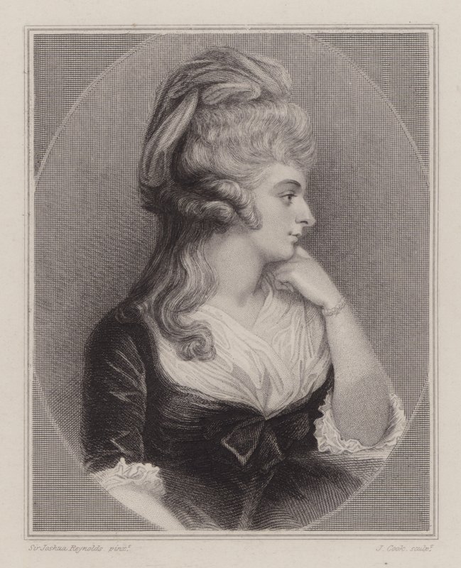 Mary, vévodkyně z Rutlandu od Joshua after Reynolds