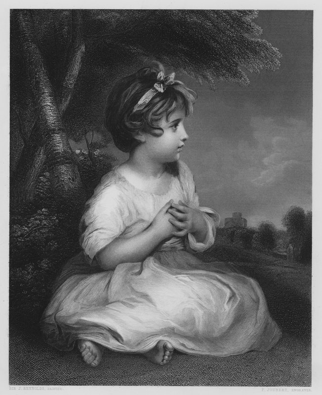 Věk nevinnosti, z obrázku v galerii Vernon od Joshua after Reynolds