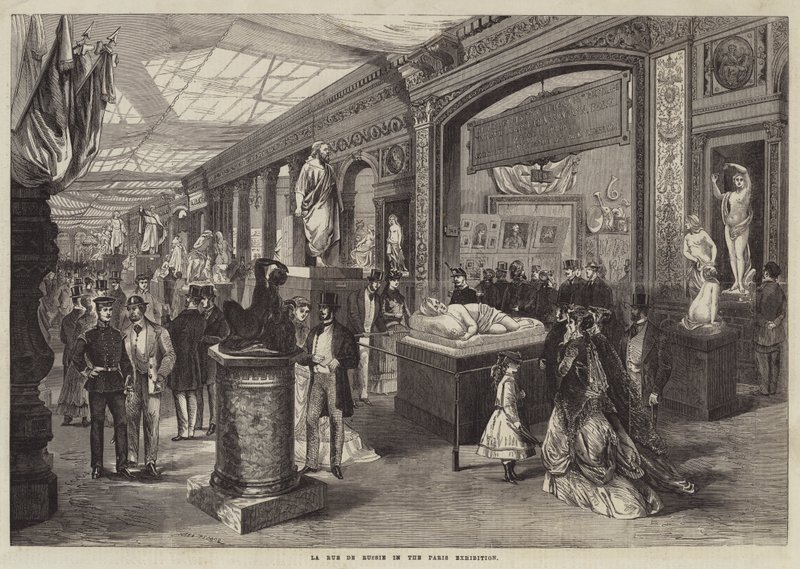 La Rue de Russie na pařížské výstavě od Jules Pelcoq