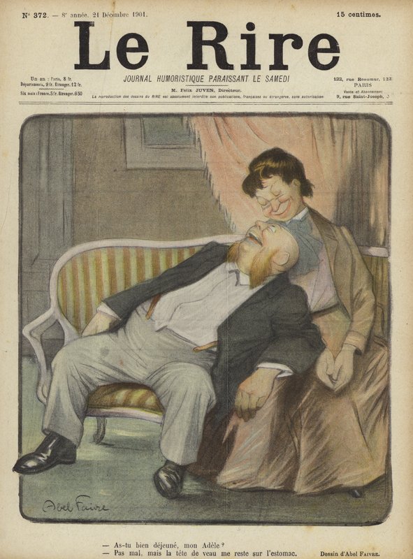 Ilustrace pro Le Rire od Jules Abel Faivre