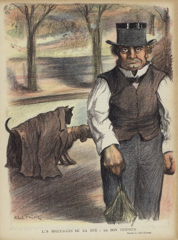 Ilustrace pro Le Rire od Jules Abel Faivre
