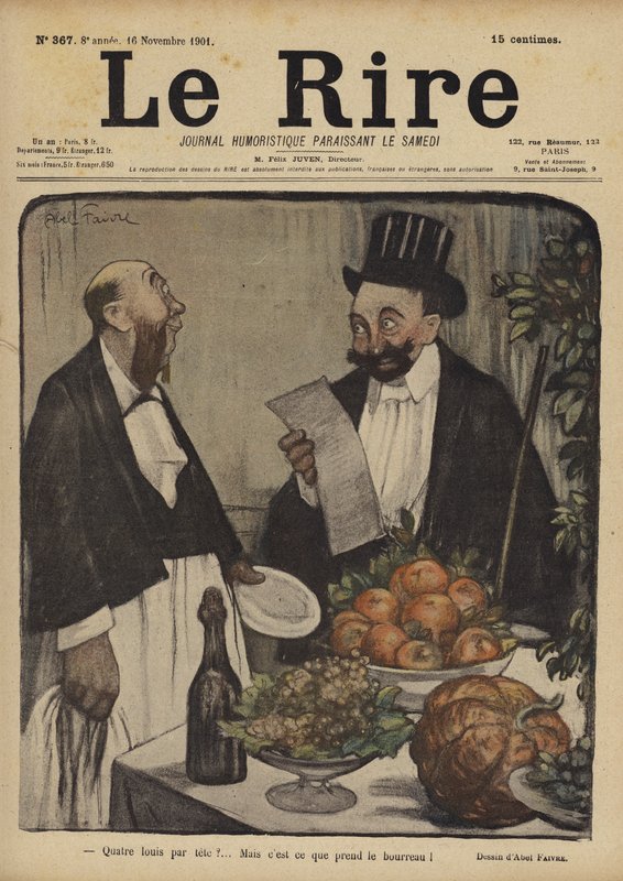 Ilustrace pro Le Rire od Jules Abel Faivre