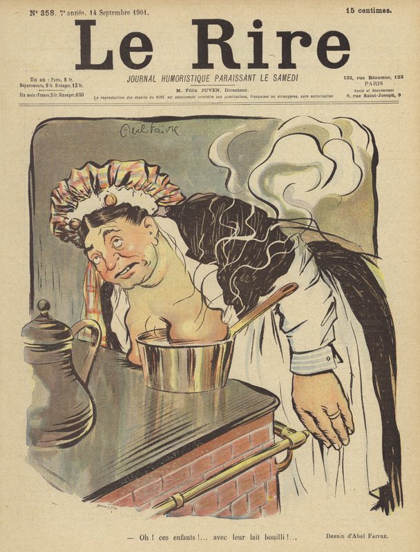 Ilustrace pro Le Rire od Jules Abel Faivre