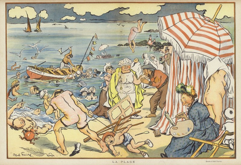 Ilustrace pro Le Rire od Jules Abel Faivre