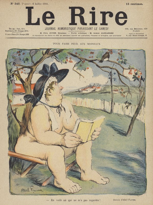 Ilustrace pro Le Rire od Jules Abel Faivre