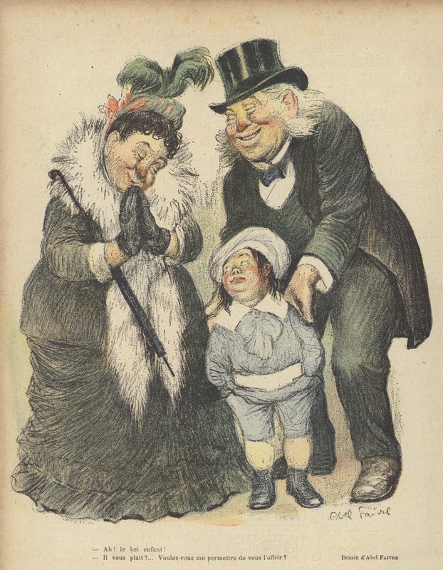 Ilustrace pro Le Rire od Jules Abel Faivre