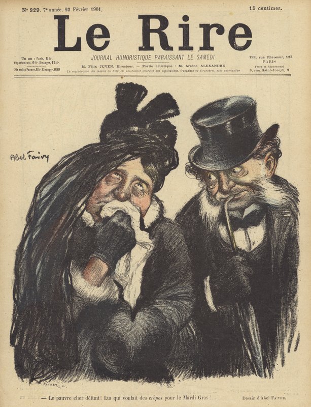 Ilustrace pro Le Rire od Jules Abel Faivre