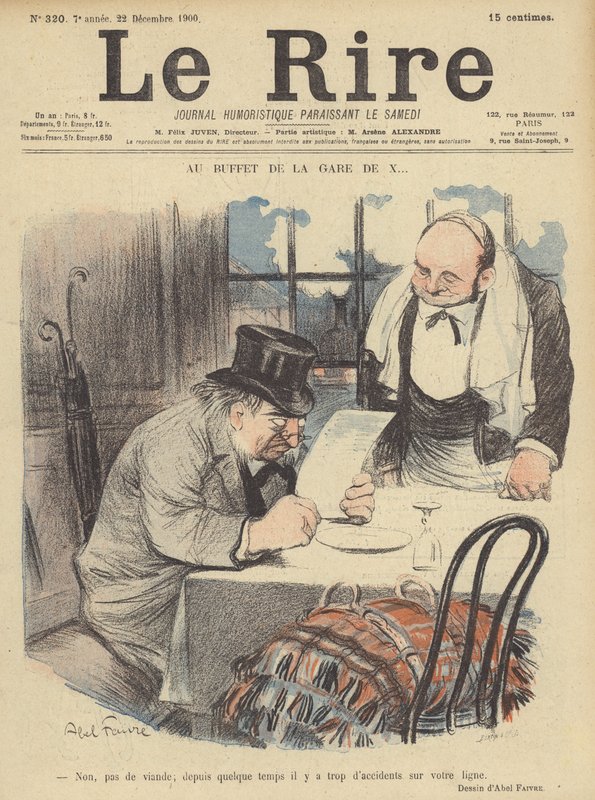 Ilustrace pro Le Rire od Jules Abel Faivre