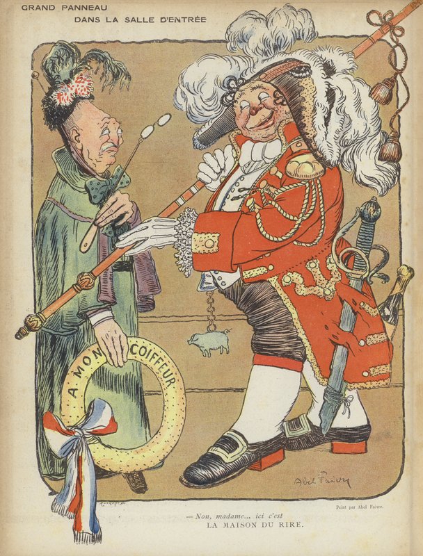 Ilustrace pro Le Rire od Jules Abel Faivre