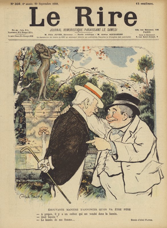 Ilustrace pro Le Rire od Jules Abel Faivre