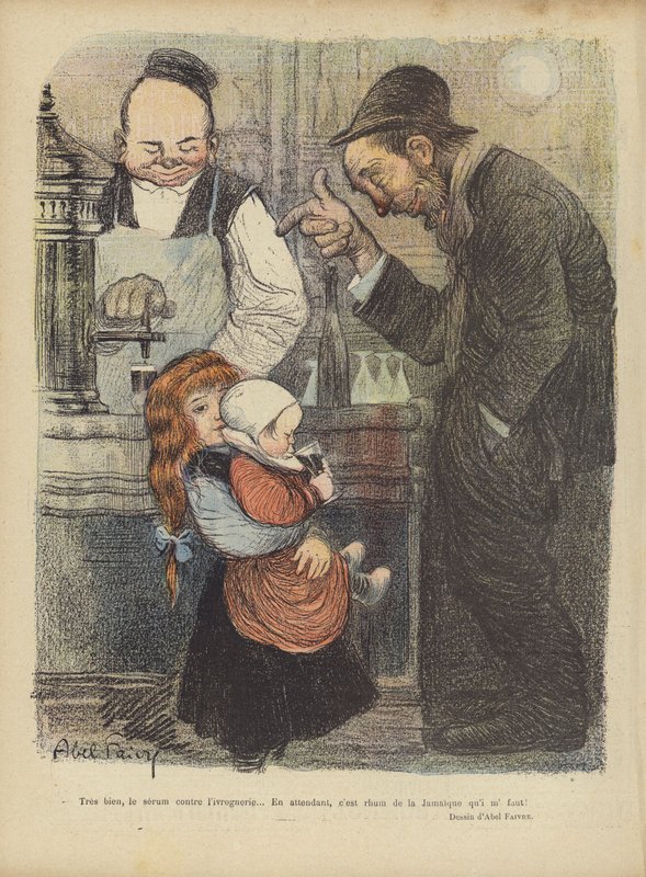 Ilustrace pro Le Rire od Jules Abel Faivre