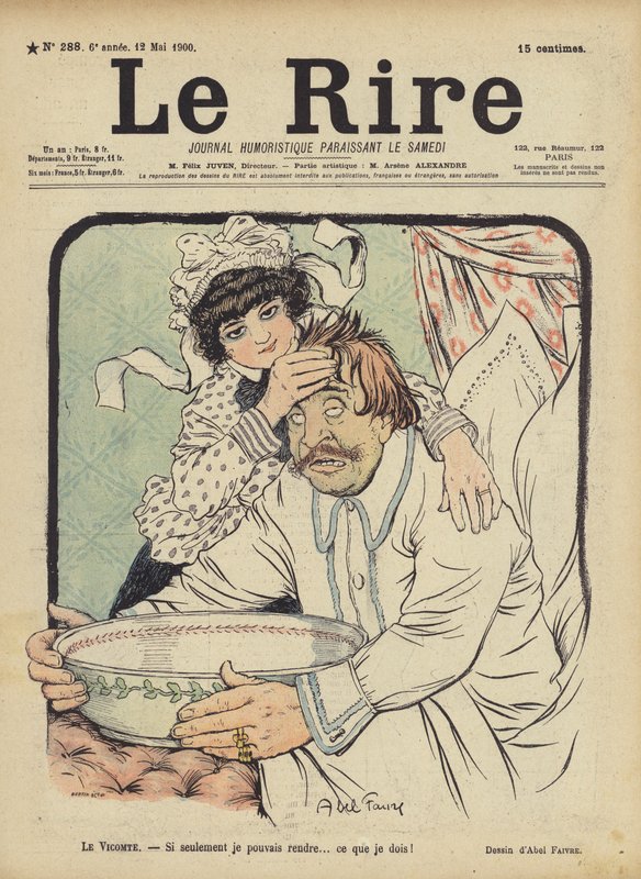 Ilustrace pro Le Rire od Jules Abel Faivre