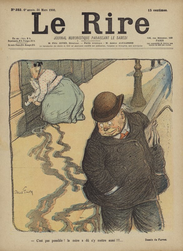 Ilustrace pro Le Rire od Jules Abel Faivre