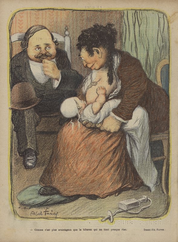 Ilustrace pro Le Rire od Jules Abel Faivre