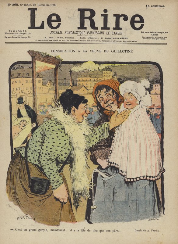 Ilustrace pro Le Rire od Jules Abel Faivre