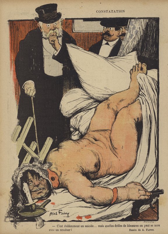 Ilustrace pro Le Rire od Jules Abel Faivre