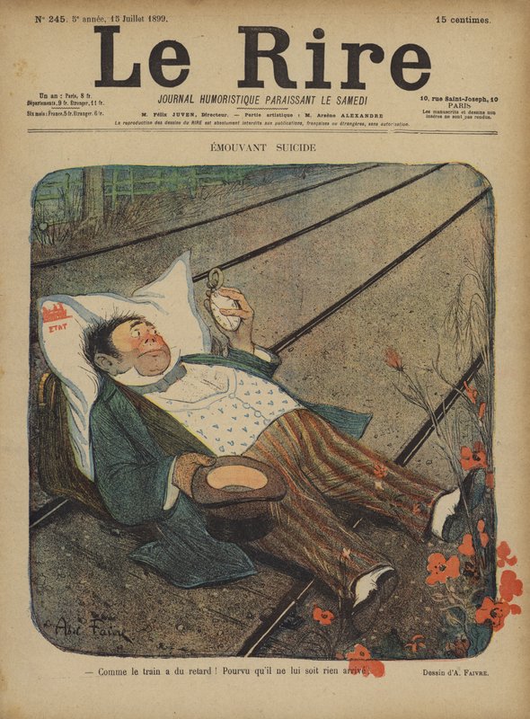 Ilustrace pro Le Rire od Jules Abel Faivre