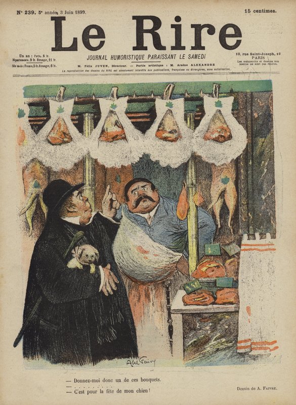 Ilustrace pro Le Rire od Jules Abel Faivre