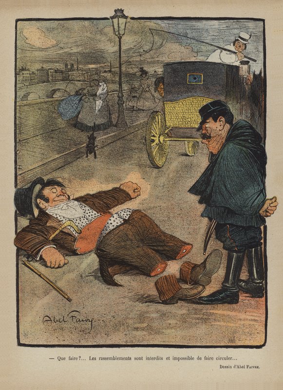 Ilustrace pro Le Rire od Jules Abel Faivre