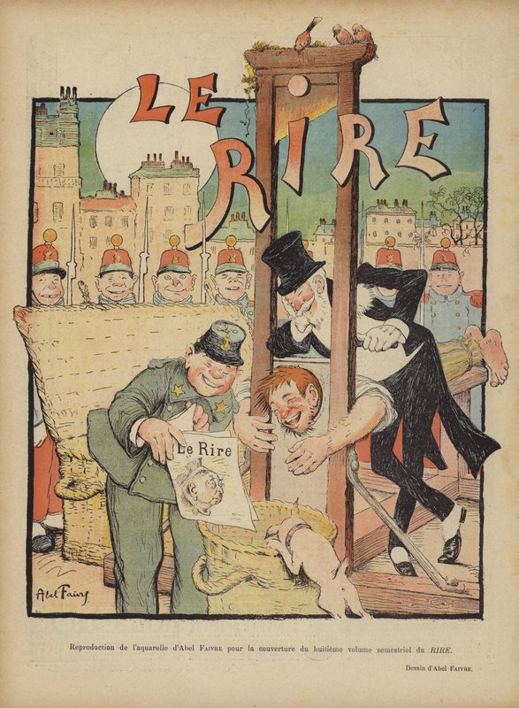 Ilustrace pro Le Rire od Jules Abel Faivre
