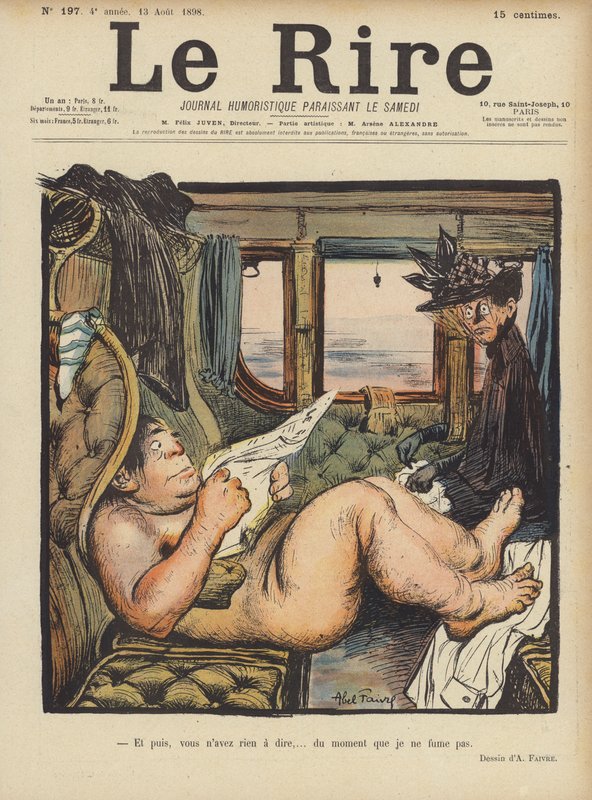 Ilustrace pro Le Rire od Jules Abel Faivre