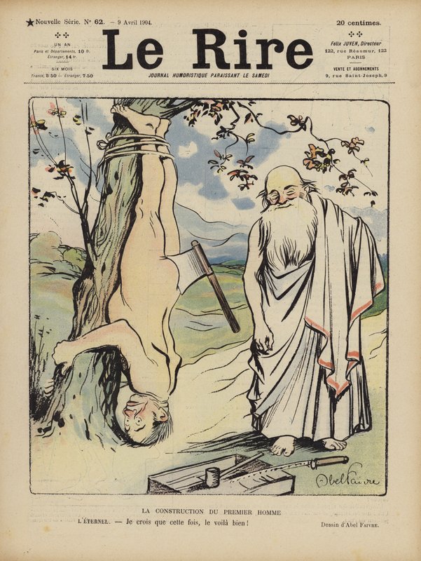Ilustrace pro Le Rire od Jules Abel Faivre