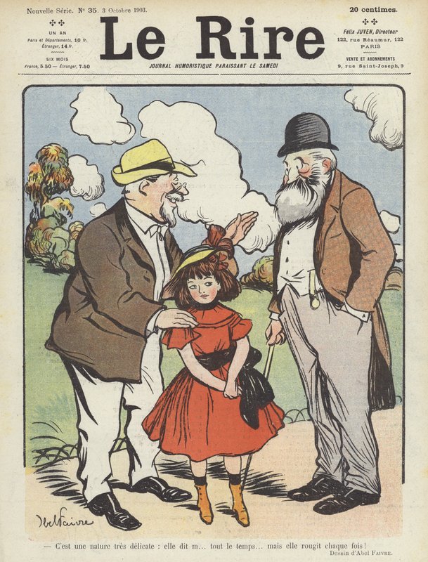 Ilustrace pro Le Rire od Jules Abel Faivre