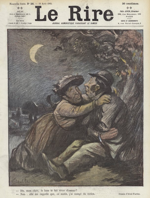Ilustrace pro Le Rire od Jules Abel Faivre