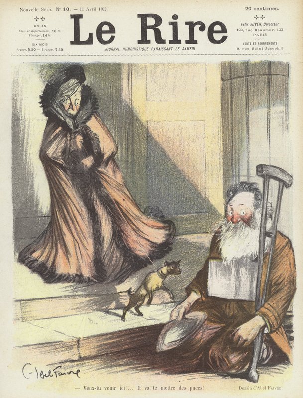 Ilustrace pro Le Rire od Jules Abel Faivre