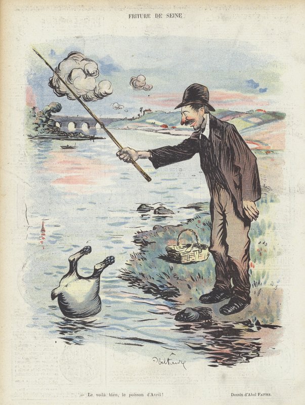 Ilustrace pro Le Rire od Jules Abel Faivre