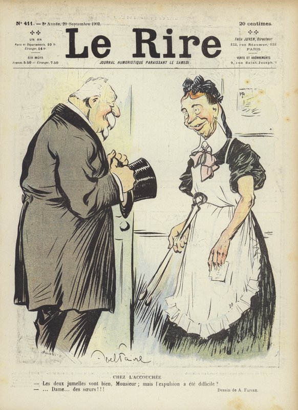 Ilustrace pro Le Rire od Jules Abel Faivre