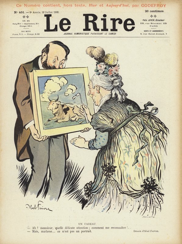 Ilustrace pro Le Rire od Jules Abel Faivre