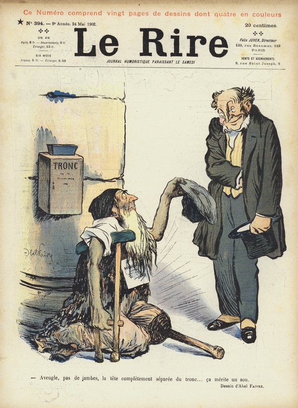 Ilustrace pro Le Rire od Jules Abel Faivre