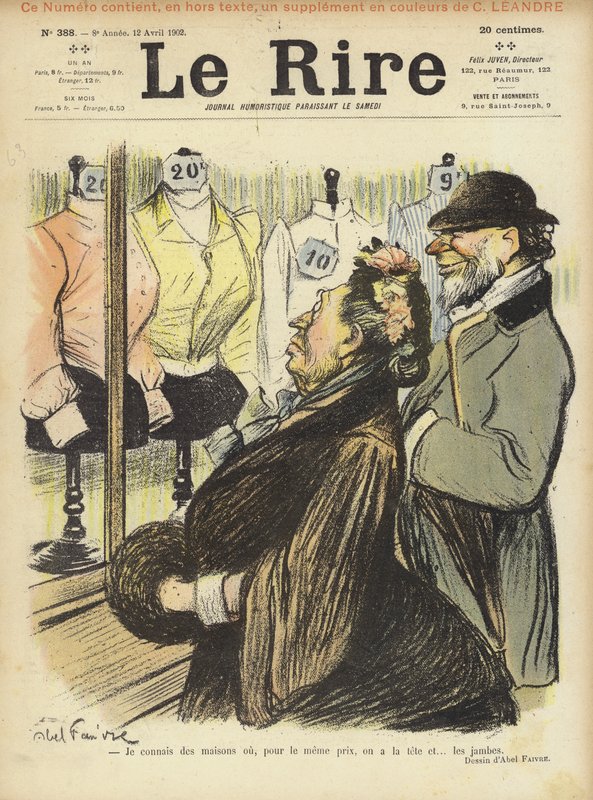 Ilustrace pro Le Rire od Jules Abel Faivre