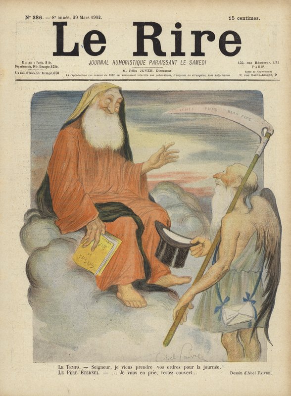 Ilustrace pro Le Rire od Jules Abel Faivre