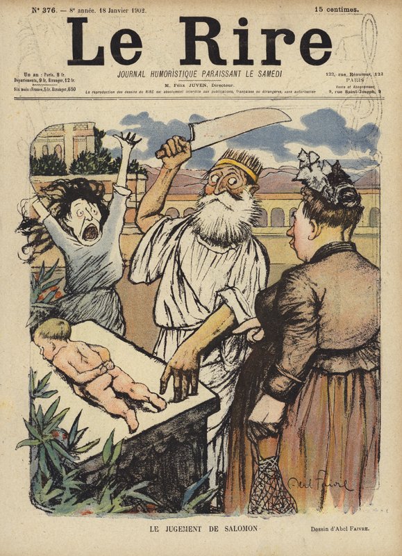 Ilustrace pro Le Rire od Jules Abel Faivre