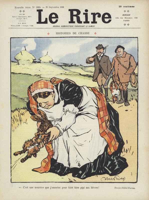 Ilustrace pro Le Rire od Jules Abel Faivre